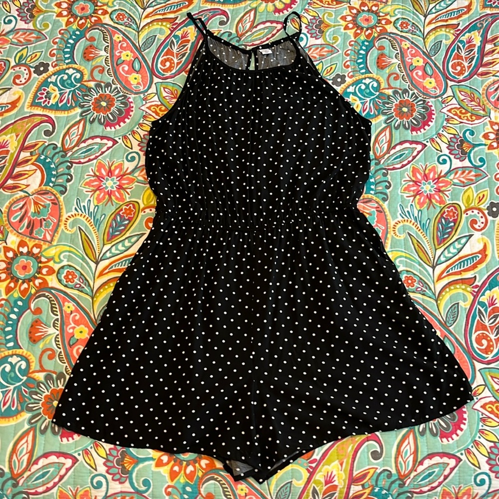 Women’s polka dot romper Old Navy Large